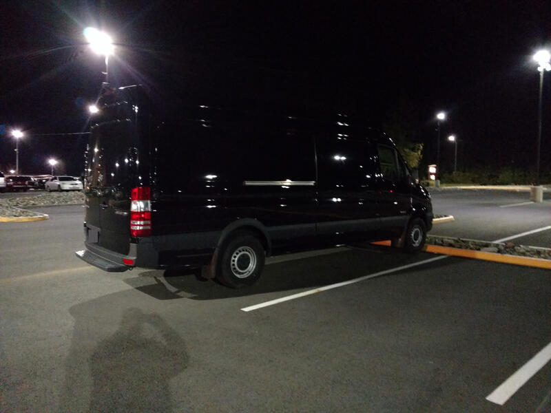 Sprinter Discovery Vanlife Photo Angel of the Winds Casino Parking Lot